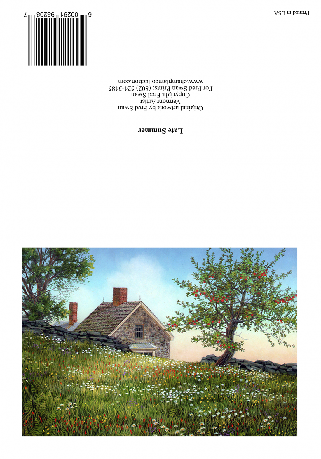 Late Summer - American Realist Painting by Fred Swan